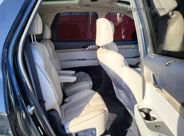 KM8R54HE3MU240752 2021 HYUNDAI PALISADE Blue Front interior view