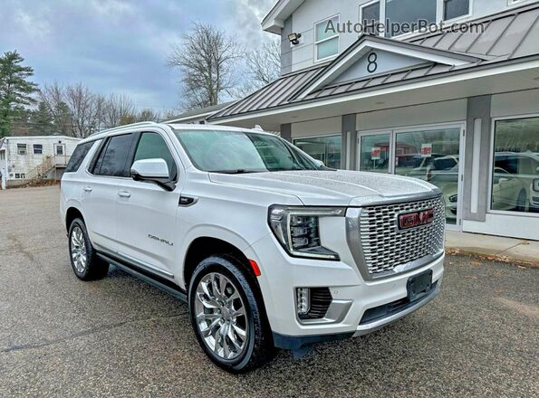 1GKS2DKL2MR186101 2021 GMC YUKON Белый Задняя левая четверть