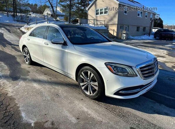 WDDUG8GB1KA436037 2019 MERCEDES-BENZ S White 