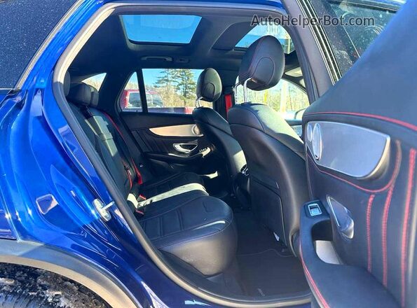 WDC0G6EB2JV025490 2018 MERCEDES-BENZ GLC-CLASS Blue Вид ззаду