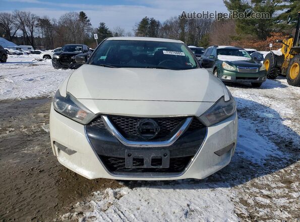 1N4AA6AP8JC366293 2018 NISSAN MAXIMA White Widok z tyłu