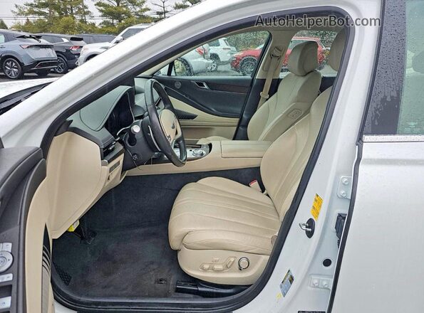 KMTGB4SC2NU092298 2022 GENESIS G80 White Widok komory silnika