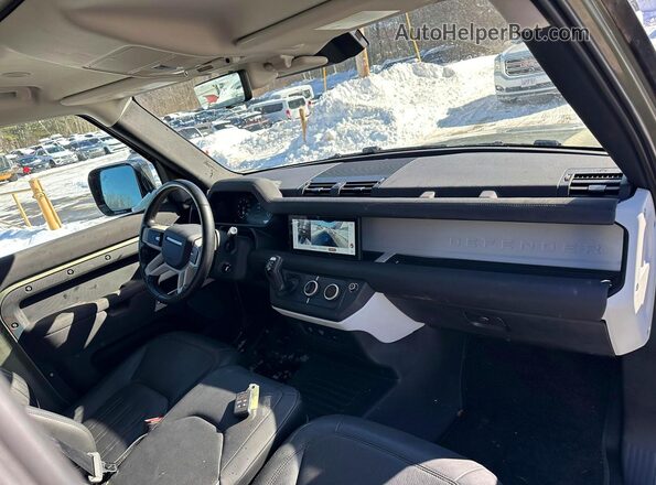 SALEV6RU6M2049366 2021 LAND ROVER DEFENDER Green უკანა სავარძლების ხედი