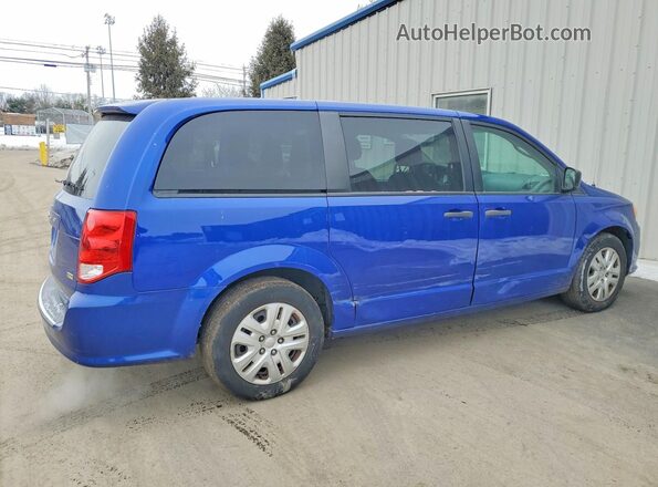 2C4RDGBG8KR657149 2019 DODGE GRAND Синий Передняя правая четверть