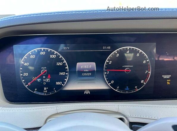 WDDUG8GB1KA436037 2019 MERCEDES-BENZ S White 
