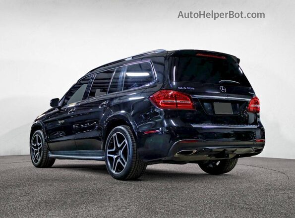 4JGDF7DE5HA817819 2017 MERCEDES-BENZ GLS Черный Передняя правая четверть