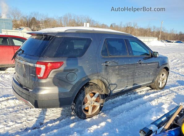 1FM5K8D87GGA50860 2016 FORD FORD EXPLORER Gray Przód prawy