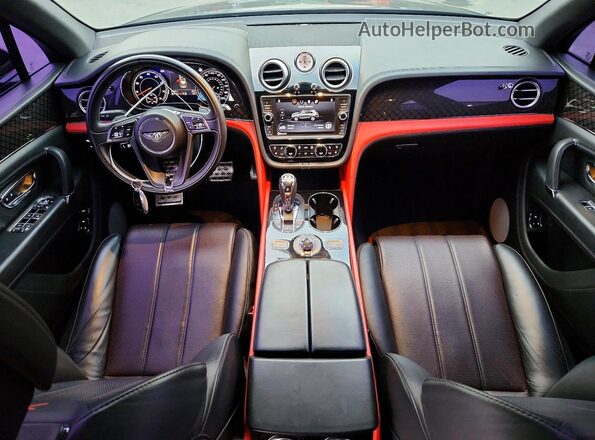 SJAAM2ZV4LC029508 2020 BENTLEY BENTAYGA Черный Вид щитка приборов