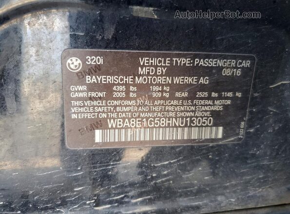 WBA8E1G58HNU13050 2017 BMW 7 SERIES Black 