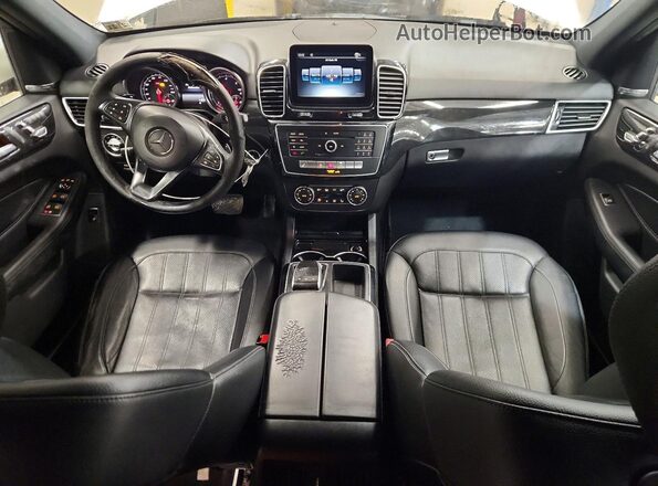 4JGDA0EB2GA725978 2016 MERCEDES-BENZ GLE White Widok deski rozdzielczej