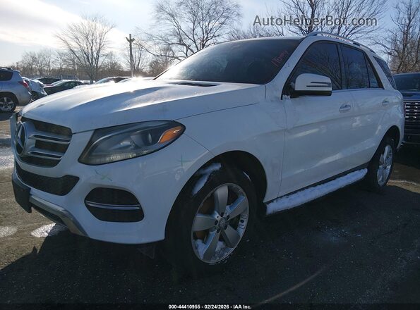 4JGDA0EB6GA620666 2016 MERCEDES-BENZ GLE 300D White Առջևի ձախ երեք քառորդ տեսարան