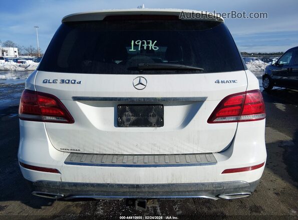 4JGDA0EB6GA620666 2016 MERCEDES-BENZ GLE 300D White 
