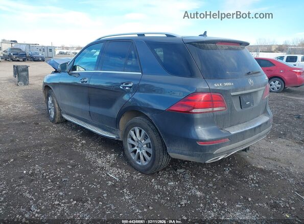 4JGDA0EB6GA681015 2016 MERCEDES-BENZ GLE 300D Gray Задня ліва чверть