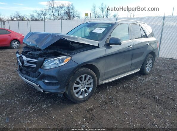 4JGDA0EB6GA681015 2016 MERCEDES-BENZ GLE 300D Gray Передня ліва чверть