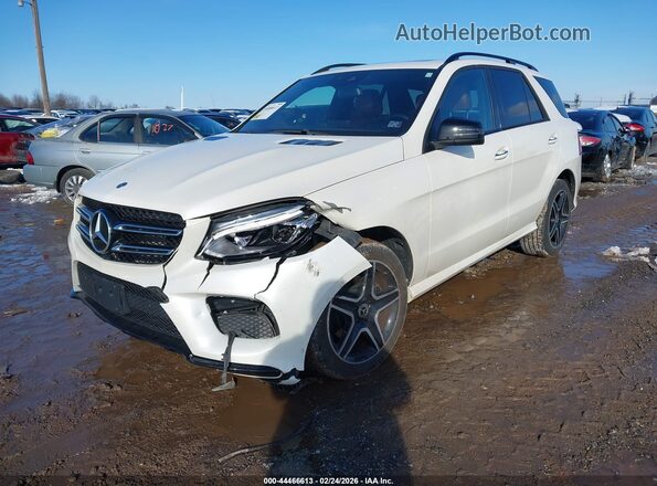 4JGDA5GB0KB205243 2019 MERCEDES-BENZ GLE 400 White Przód lewy
