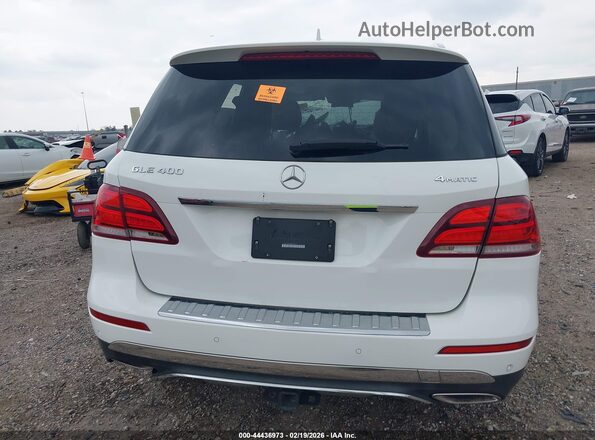 4JGDA5GB6KB208714 2019 MERCEDES-BENZ GLE 400 White 