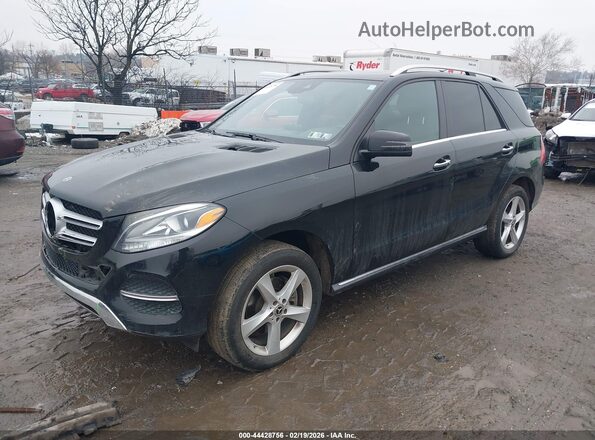 4JGDA5HB0JB172502 2018 MERCEDES-BENZ GLE 350 Black წინა მარცხენა ხედი სამი მეოთხედიდან
