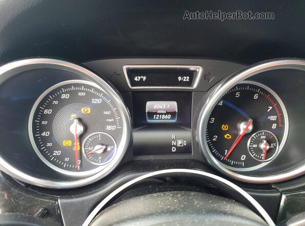 4JGDA5HB1GA768006 2016 MERCEDES-BENZ GLE Черный Вид щитка приборов