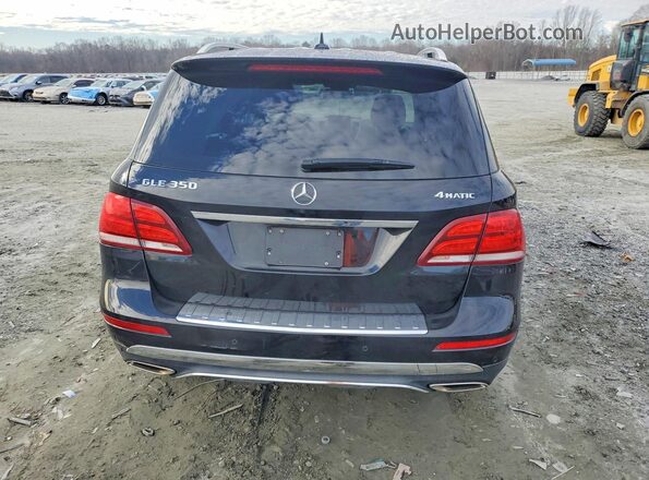 4JGDA5HB1GA768006 2016 MERCEDES-BENZ GLE Черный Вид сзади
