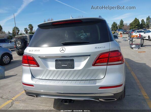 4JGDA5HB2GA810909 2016 MERCEDES-BENZ GLE 350 Серебряный 