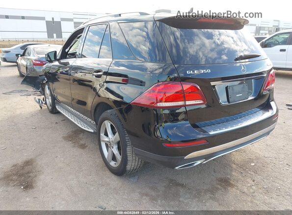 4JGDA5HB4HA965415 2017 MERCEDES-BENZ GLE 350 Black Задня ліва чверть