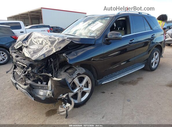 4JGDA5HB4HA965415 2017 MERCEDES-BENZ GLE 350 Black Передня ліва чверть