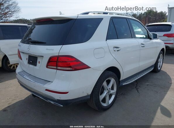 4JGDA5HB4JB123769 2018 MERCEDES-BENZ GLE 350 Белый 