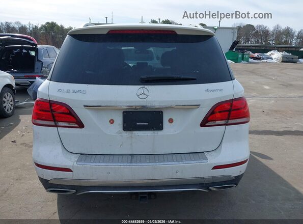 4JGDA5HB4JB123769 2018 MERCEDES-BENZ GLE 350 Белый 