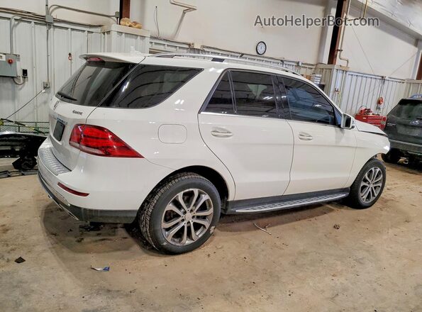 4JGDA5HB6GA714376 2016 MERCEDES-BENZ GLE White Trasero derecho