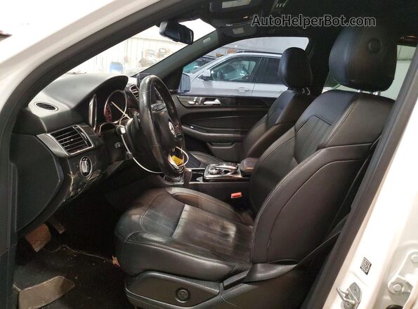 4JGDA5HB6GA714376 2016 MERCEDES-BENZ GLE White Vista interior delantera