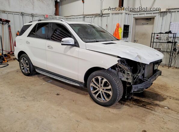 4JGDA5HB6GA714376 2016 MERCEDES-BENZ GLE White Delantero derecho