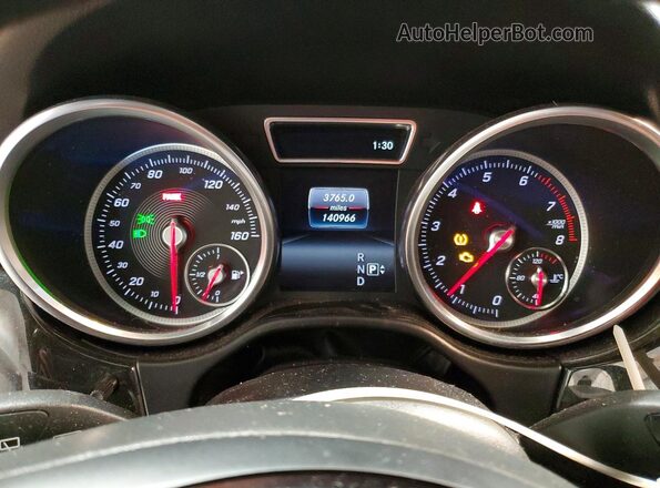 4JGDA5HB6GA714376 2016 MERCEDES-BENZ GLE White Vista del cuadro de instrumentos