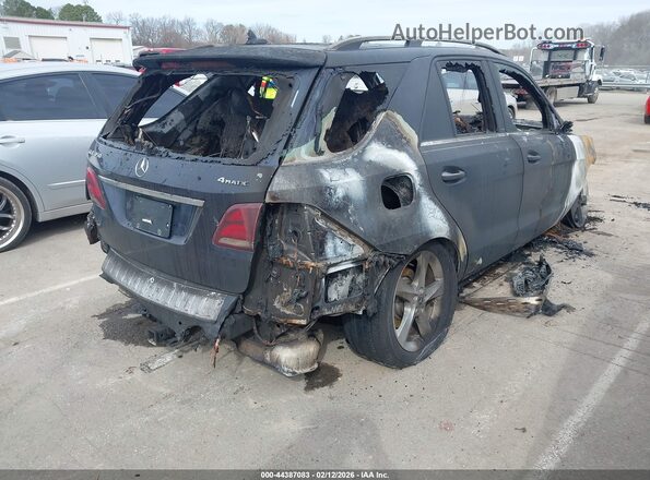 4JGDA5HB6HA989733 2017 MERCEDES-BENZ GLE 350 Black Задня права чверть