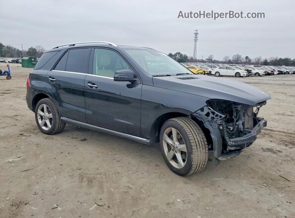 4JGDA5HB6JB127743 2018 MERCEDES-BENZ GLE Black Przód prawy