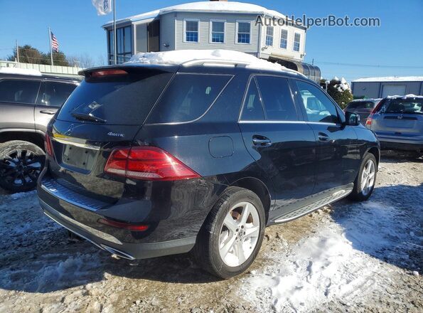 4JGDA5HB7HA919285 2017 MERCEDES-BENZ GLE Black Tył prawy