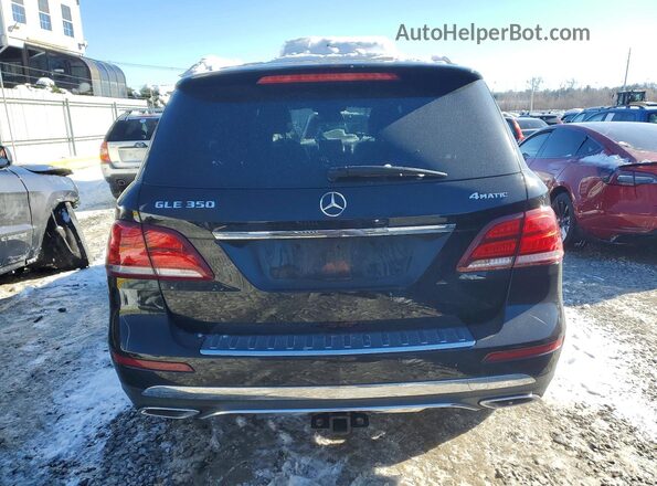 4JGDA5HB7HA919285 2017 MERCEDES-BENZ GLE Black Widok z tyłu