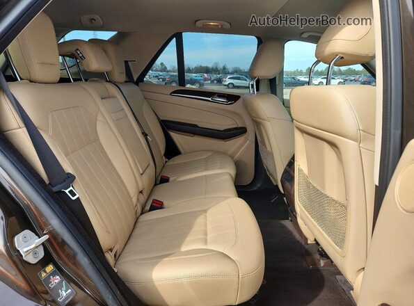 4JGDA5HB8GA787328 2016 MERCEDES-BENZ GLE Brown Սալոնի հետևի տեսք