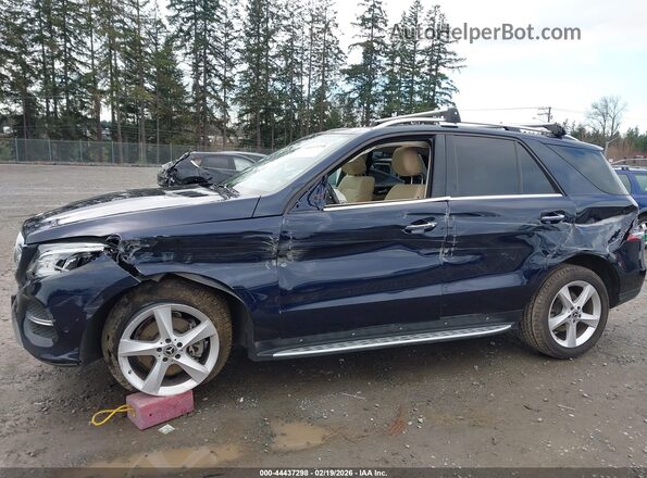 4JGDA5HB9JB196927 2018 MERCEDES-BENZ GLE 350 Dark Blue 