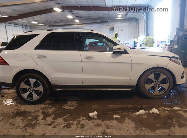 4JGDA5HBXHA994336 2017 MERCEDES-BENZ GLE 350 White Widok wnętrza z tyłu