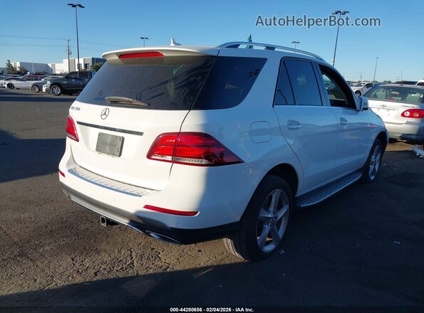 4JGDA5JB6GA775690 2016 MERCEDES-BENZ GLE 350 Белый 