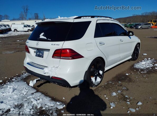 4JGDA6EB6JB080966 2018 MERCEDES-BENZ AMG GLE 43 White Задня права чверть