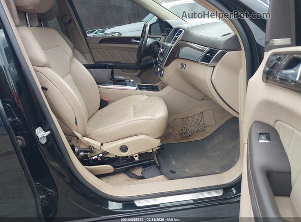 4JGDF2EE6GA695309 2016 MERCEDES-BENZ GL 350 BLUETEC Black Front interior view