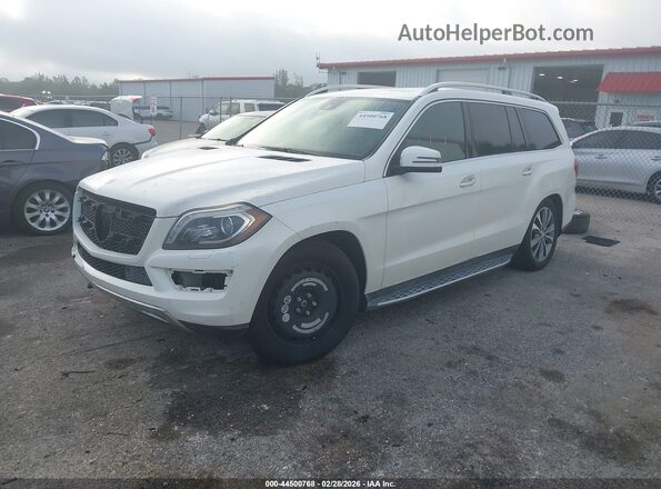 4JGDF6EE0GA676830 2016 MERCEDES-BENZ GL 450 White Առջևի ձախ երեք քառորդ տեսարան