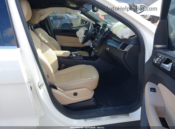 4JGDF6EE0JB078318 2018 MERCEDES-BENZ GLS 450 Белый Вид салона спереди