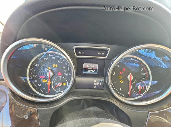 4JGDF6EE0KB212858 2019 MERCEDES-BENZ GLS Black Սարքավորումների վահանակի տեսք