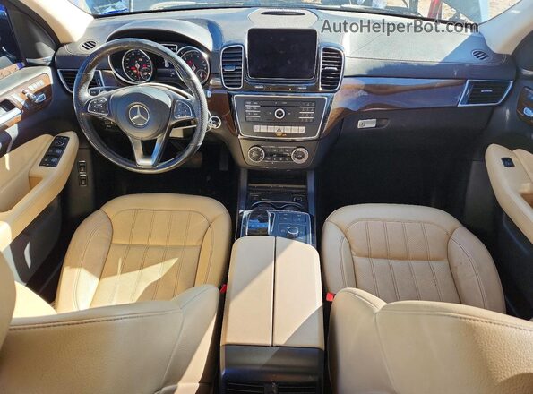 4JGDF6EE0KB212858 2019 MERCEDES-BENZ GLS Black Առջևի վահանակի տեսք