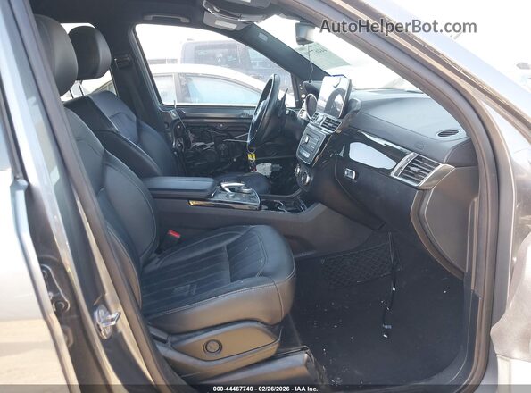 4JGDF6EE0KB238005 2019 MERCEDES-BENZ GLS 450 Gray Widok wnętrza z przodu