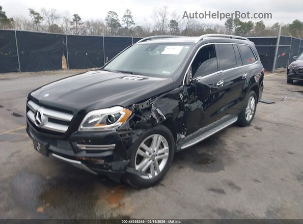 4JGDF6EE1GA657414 2016 MERCEDES-BENZ GL 450 Черный Передняя левая четверть