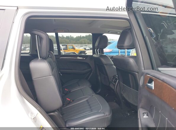 4JGDF6EE1GA706823 2016 MERCEDES-BENZ GL 450 Silver VIN კოდის სტიკერის ხედი