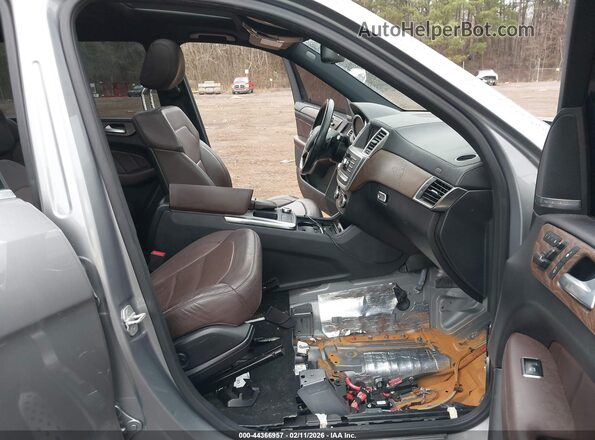 4JGDF6EE2GA699526 2016 MERCEDES-BENZ GL 450 Gray Սալոնի դիմացի տեսք